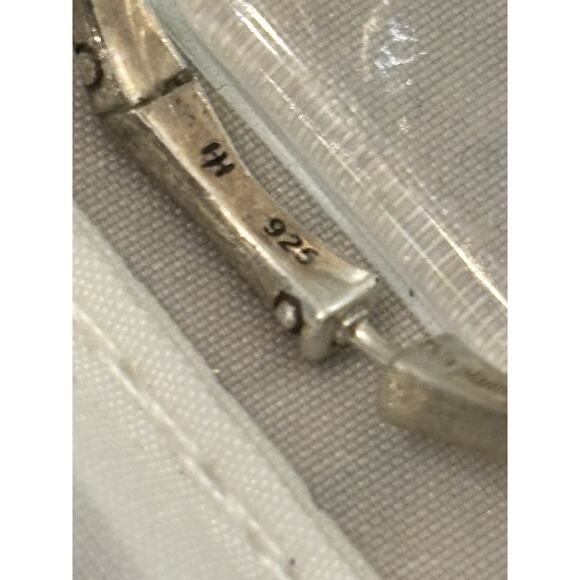 John Hardy Sterling Bamboo Collection 1.5” HOOP (38mm) EARRINGS 10g - Picture 2 of 6